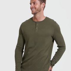 True Classic Waffle Henley BNWT