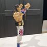 British Bulldog w/ Belt Wwe Wwf Wcw  Classic Superstars Jakks 2003 Image 2