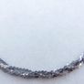 Vintage Italian Sterling Silver 925 Braided Minimalist S-link Chain Necklace length 16,5" - 4,21g Image 5