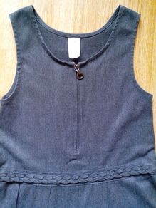 Grey dress for school.  Age 8-9
