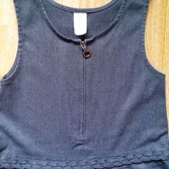 Grey dress for school.  Age 8-9