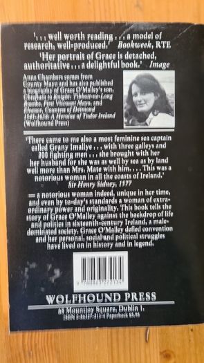 Granuaile. The Life And Times Of Grace O Malley 1530-1603. Paperback In Good Condition.
