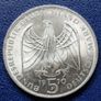 1970 Unc Germany F Silver 5 Deutsche Mark Ludwig Van Beethoven Image 3