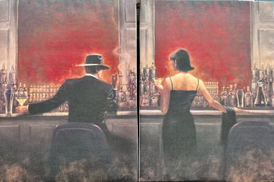 Lynch man & Lady canvas twin pics