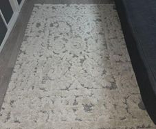 Grey and White rug