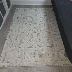 Grey and White rug