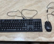 Wired USB Keyboard and Mouse