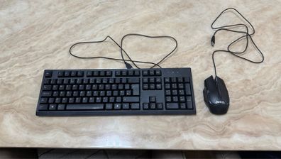 Wired USB Keyboard and Mouse