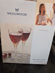 Wedgewood Red Wine Glasses, Set of 4