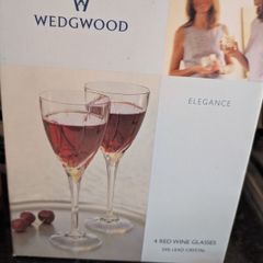 Wedgewood Red Wine Glasses, Set of 4