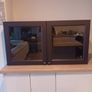 cabinet with 2 clear glass doors Image 2