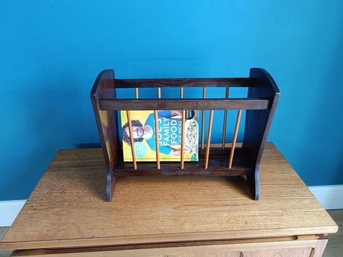 Mid Century Vintage Retro Magazine Stand