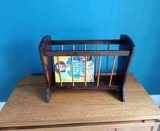 Mid Century Vintage Retro Magazine Stand