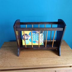 Mid Century Vintage Retro Magazine Stand