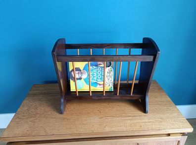 Mid Century Vintage Retro Magazine Stand