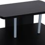 _Computer Desk with Wheels PC Table with Keyboard Drawer 2 Shelves 120 x 59 x 90 cm Image 4