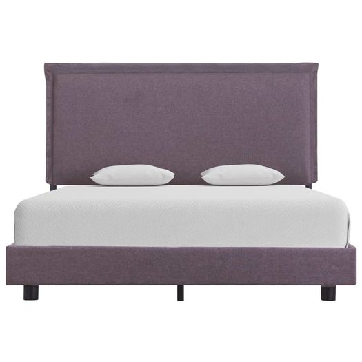 Bed Frame Taupe Fabric 135x190 cm