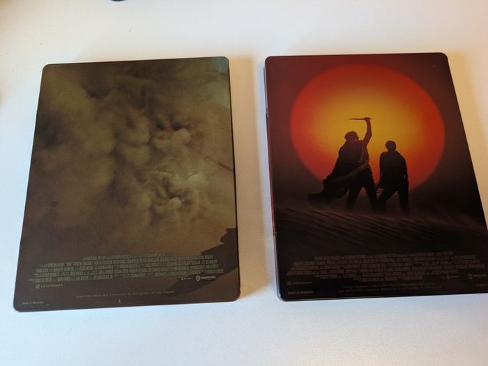 Dune Part 1 and 2 4k Steelbook