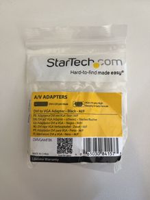 StarTech DVI-I to VGA Adapter (M/F)