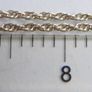 Vintage 18 Inch Sterling Silver 925 Triple Twist Rope Link Chain c1960 - 4,3g Image 10