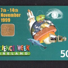 1999 Ireland 50 unit Science Week (ODS3) Call Card Used