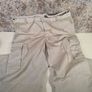 mens DKNY jeans cargo pants combats 100% cotton beige Size W 38 long leg Image 6