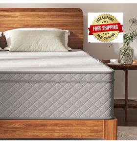 12 Inch Single Mattress, 7-Zone Hybrid Single Bed Mattresses, Memory Foam Mattress with Pocket Sprung with Medium Firm for Body Support & Pressure Relief - 90x190x30cm