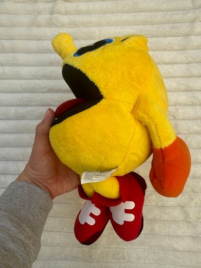 Pac Man Pacman Namco  approx. 12 Soft Plush Ghostly Adventures Bandai 2012 Used Please see pictures
