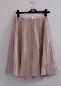Fabulous nude tulle skirt