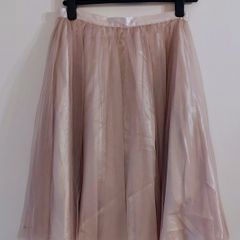 Fabulous nude tulle skirt