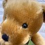 Harrods Knightsbridge Bear Green Bow Plush approx. 27 cm. Used Please see photos Image 4