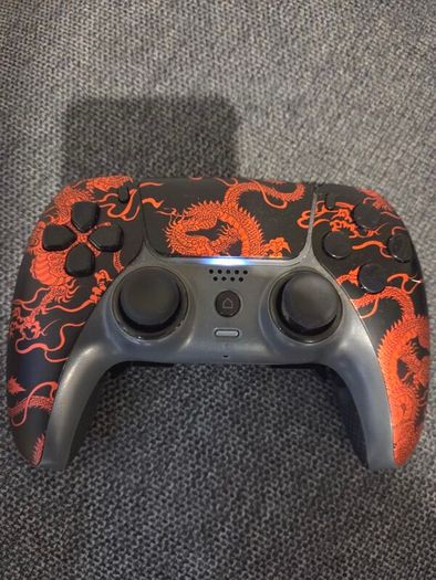 Play station 5 with personalised controller.