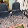 Chairs stacking for office or garden. Set of 4 Image 3