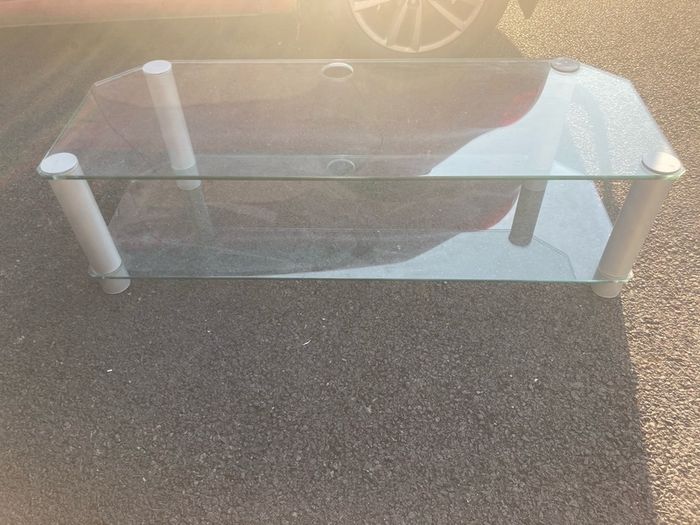 tv table glass large