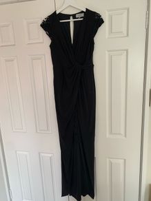 Coast Black Full Length Dress