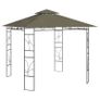 Garden Pavilion Antique Brown 4 m Iron Image 9
