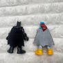 Imaginext DC Super Friends Batgirl And Batman approx. 7 cm. Used Please see photos Image 5