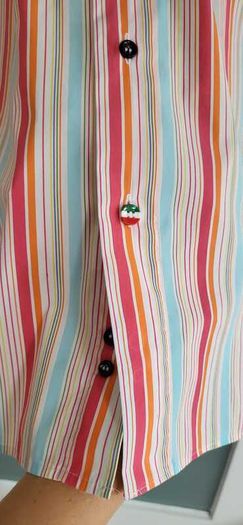 FERNY Made in Sicily Mens Striped Shirt Collar Sz 16 - Rrp 159 (New)