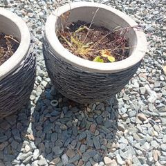 stone flower pot