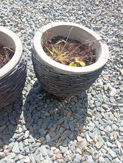 stone flower pot