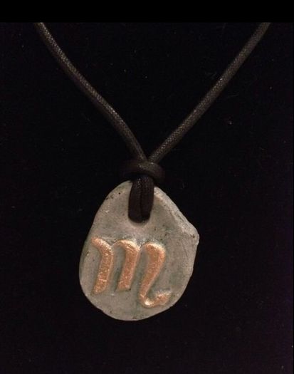 Zodiac Sun Stone Necklace - Scorpio