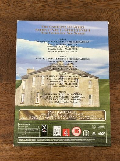Share DVD Father Ted Complete 1st Series, Series 2 part 1 & 2 and complete 3rd series