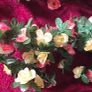 Selection 2 - 2 x Pink and Peach Rose Fake Artificial Flowers  Garland, approx 2.5m long each Wedding Arch Image 3