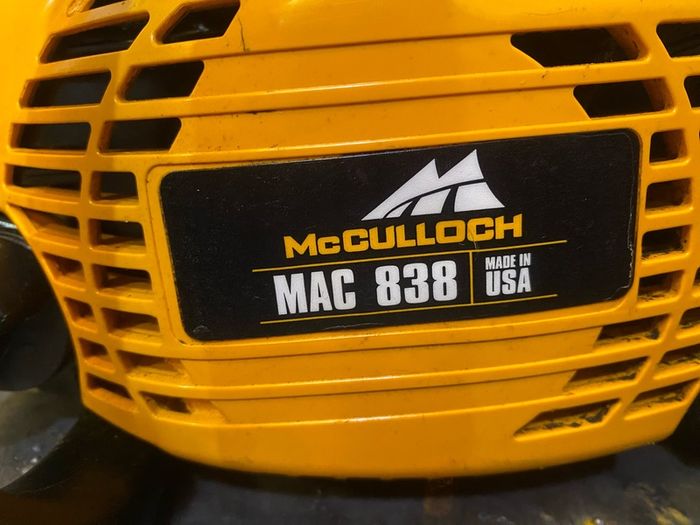 McCulloch Mac 838 Chainsaw