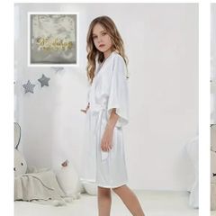 Communion satin robe age 10