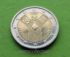 Estonia 2018 year Uncirculated2 Euro coin.