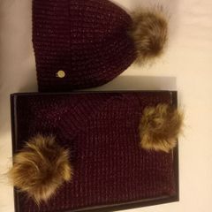 Brand new in a box pull on hat and scarf