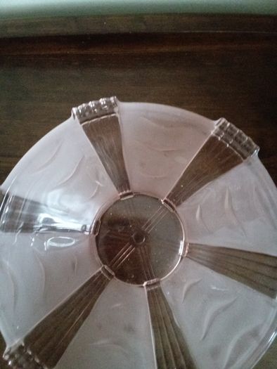 Decco pink glass bowl