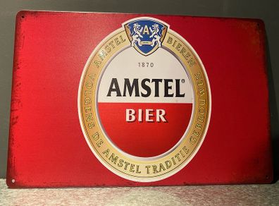 Amstel Bier Tin Metal sign