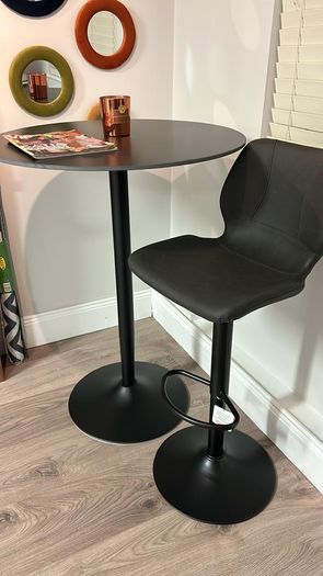 Bar stools and table